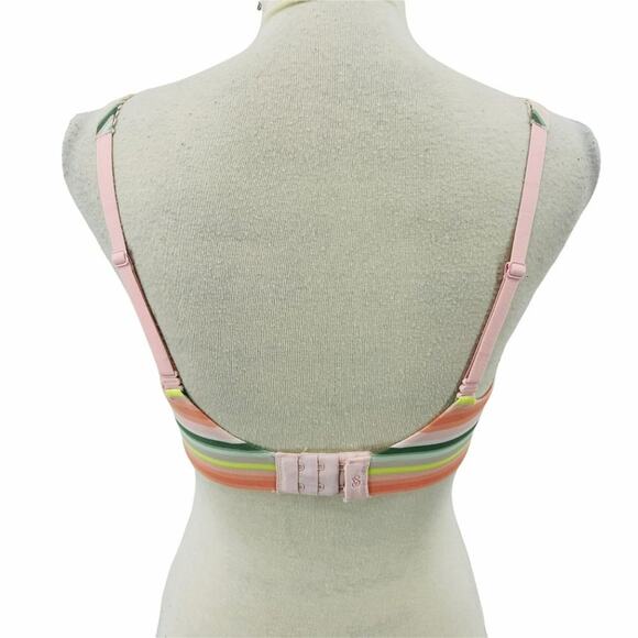 Victoria’s Secret Body by Victoria Lined Perfect Full Coverage Colorful Stripe - Picture 3 of 9